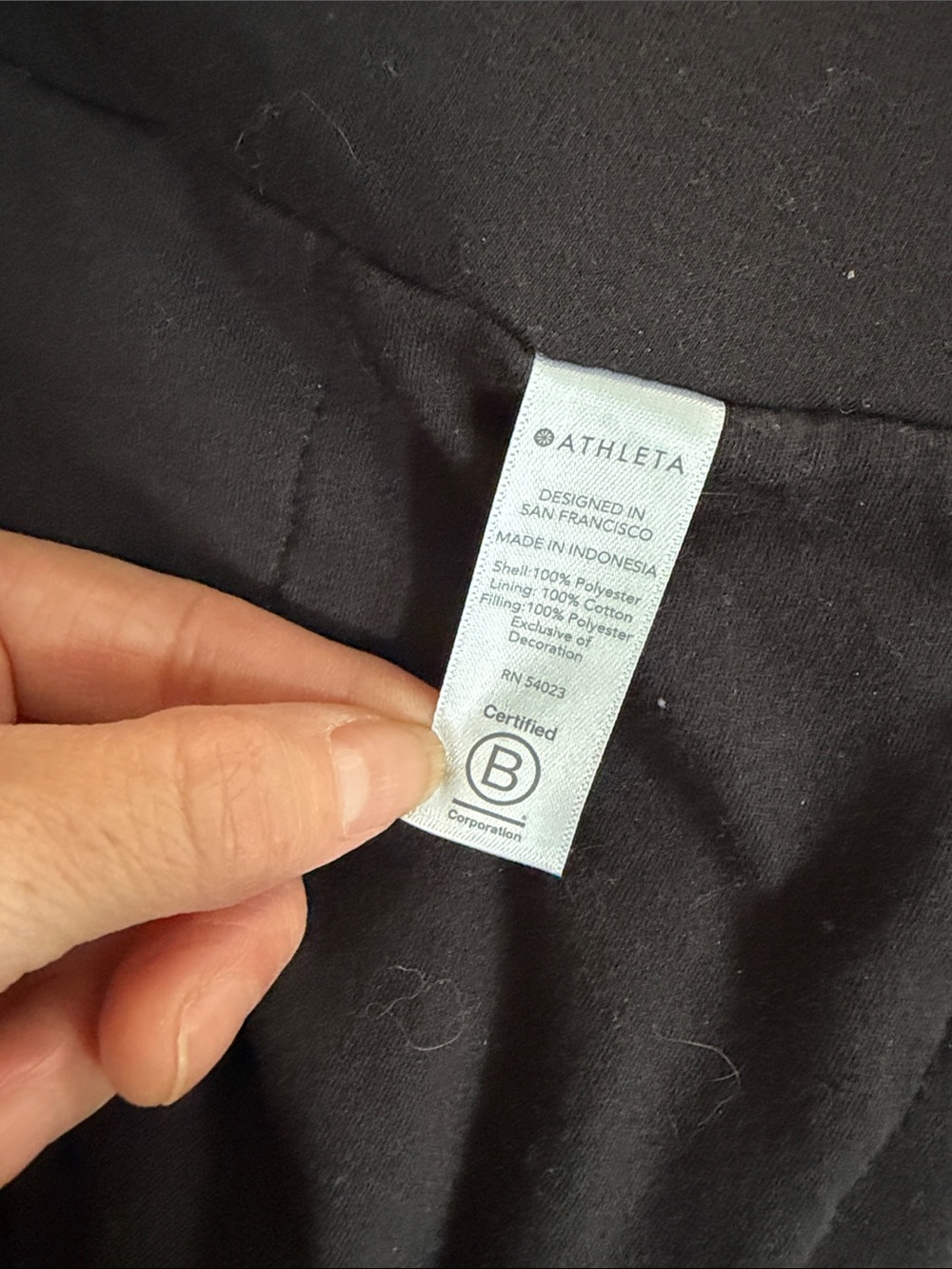 Athleta Black Faux-Fur Hooded Zip Jacket small - Picture 5 of 6